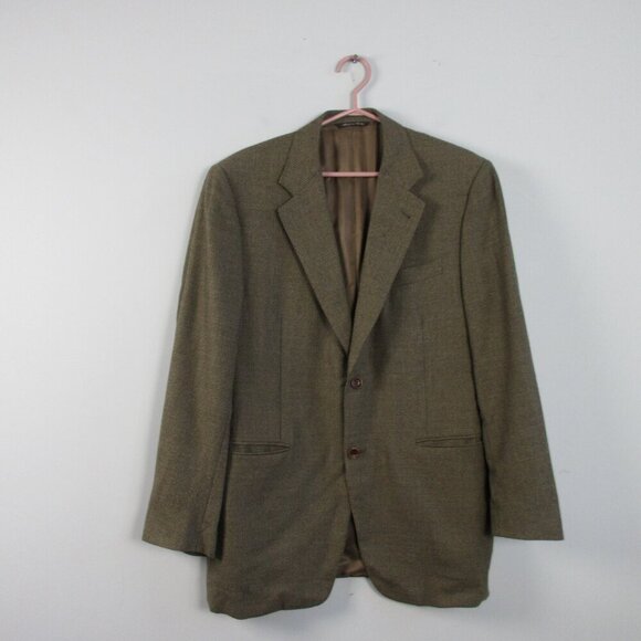 Canali Proposta 100% Wool Blazer Men's Sport Coat Suit 50 Brown Designer 772 - Picture 1 of 16